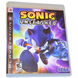Sonic Unleashed Sony PlayStation 3 PS3 SEGA 2008 Action Platformer 010086690217